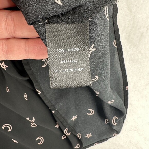 Torrid Women Sz 3X‎ Black Sheer Blouse Roll Tabs Long Sleeves Pockets V-Neck - Picture 8 of 10